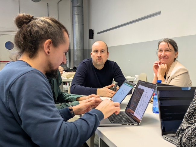 I partecipanti alla EC2U Staff Week durante uno dei momenti di scambio