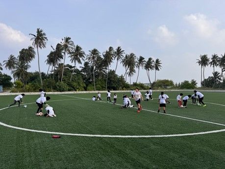 Un momento degli allenamenti del progetto HER GAME