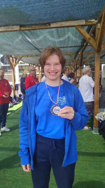 Elisa Matteucci bronzo nei 50m stile libero M30