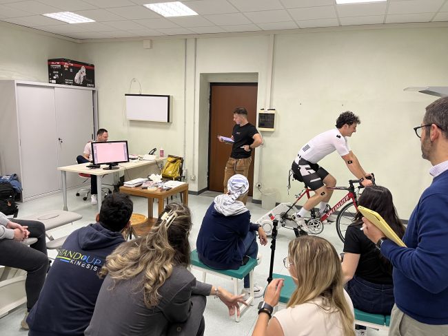 Test atletici in sella alla bicicletta