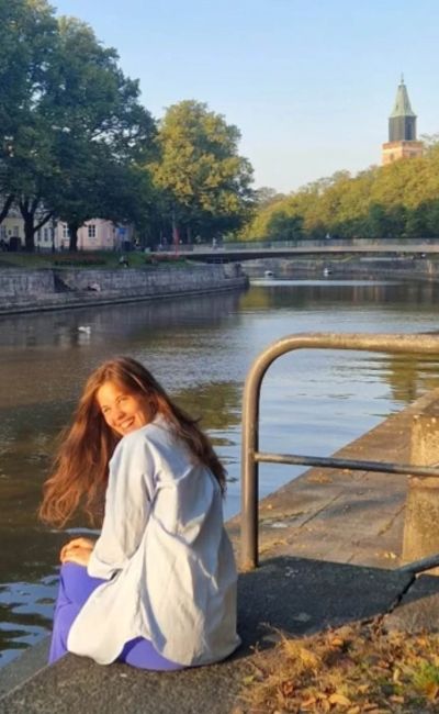 Genny Copes durante il semestre a Turku dell'EC2U Joint Master "European Languages".