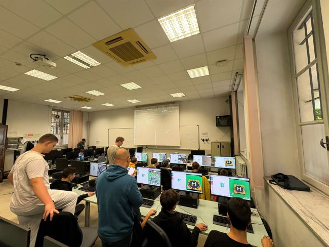 Il laboratorio sui droni