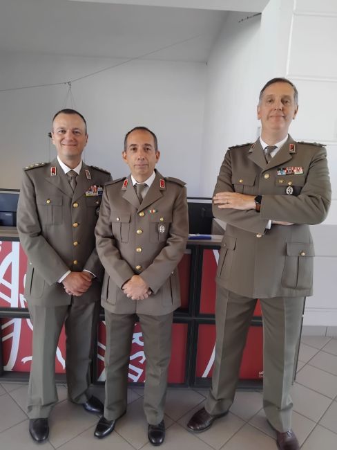 I relatori del convegno sul tema della medicina in ambiente ostile. A sinistra Vittorio Sanese (medico rianimatore), nel centro Vincenzo Vanni e a destra Matteo Guidotti (chimico).