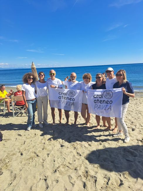 I partecipanti alla competizione del CRAL Ateneo Pavia con alcuni rappresentanti del circolo