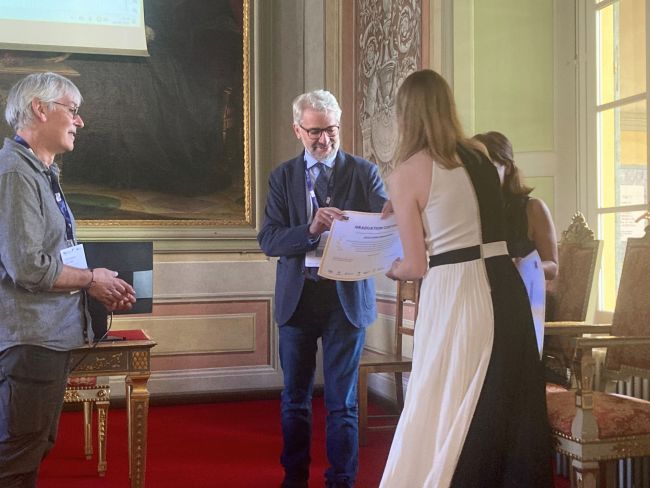 A little graduation ceremony was set during EC2U WP6 board meeting in Pavia