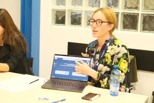 Chiara Zanchi, docente UniPv, mentor all'EC2U Student Event