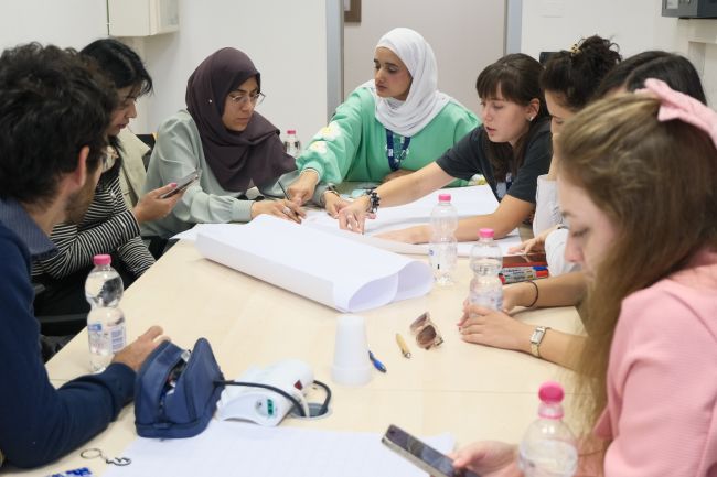 Lavoro di gruppo durante lo Student Event