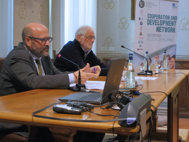 Lectio magistralis held by Sandro De Luca and Gianni Vaggi