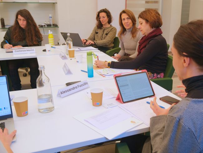 The Think Tank panelists exchanging ideas