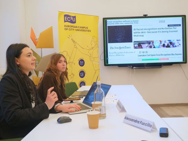 The Think Tank panelists exchanging ideas