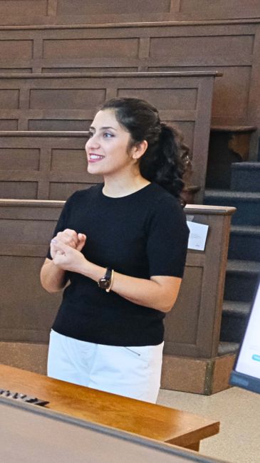 Bita during the thesis defence