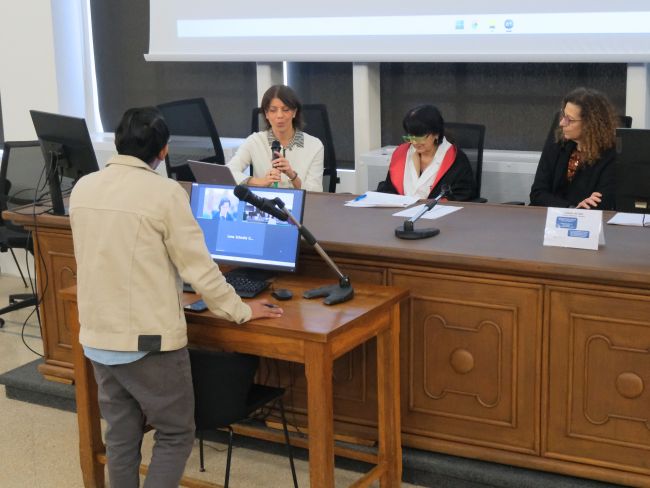 Rashedul during the thesis defence