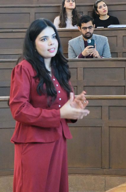 Rashedul during the thesis defence