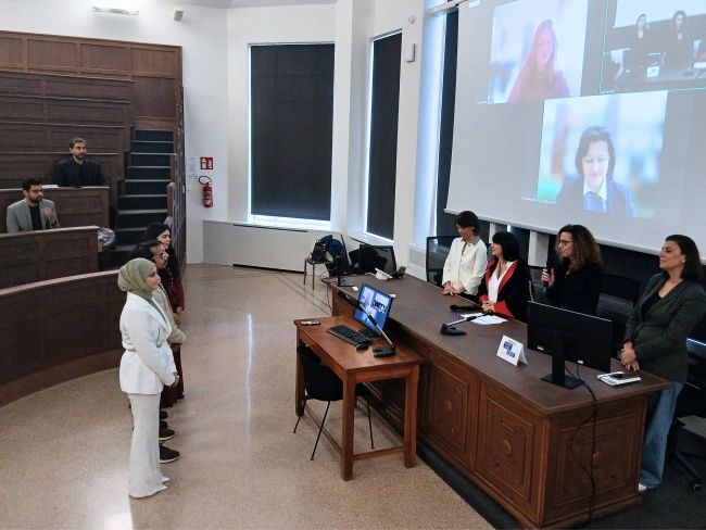 Lifeline students during their graduation ceremony