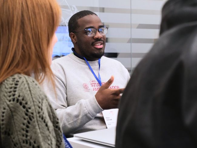 Prince talking about his UniPv Ambassador experience