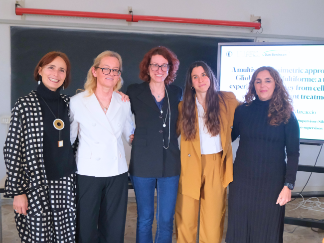 Barbara con supervisor e commissione italiana