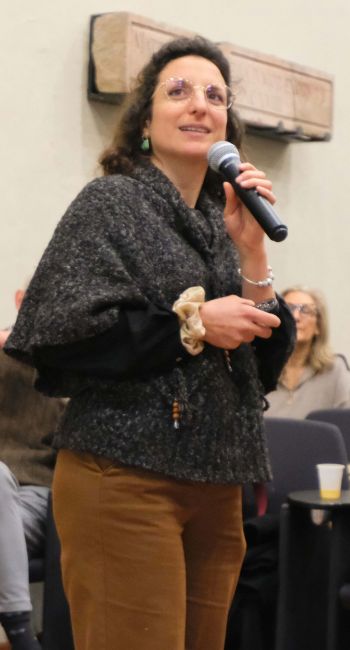 EC2U Local Coordinator Giulia Marrazzo introducing the discussion topics