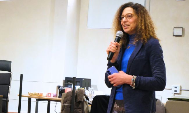 Prof. Forlino talking about the first and current years of EC2U Alliance