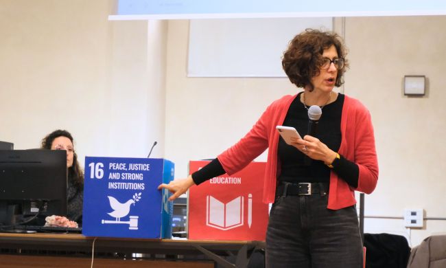 Prof. Jezek talking about Joint Research within EC2U