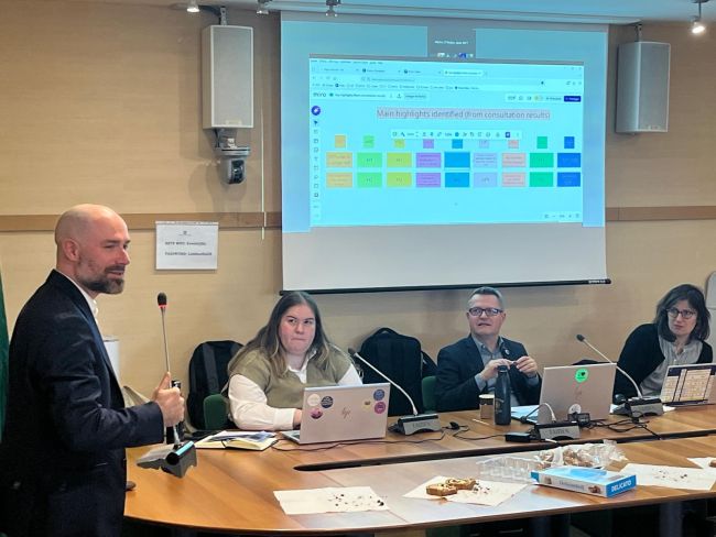 L'intervento del Prorettore agli Affari Internazionali Matteo Alvaro al meeting strategico dell’Alleanza EC2U a Bruxelles.