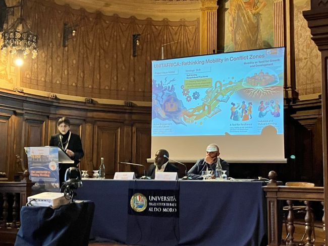 L'intervento della prof.ssa Sassi alla conferenza finale del progetto UNITAfrica.