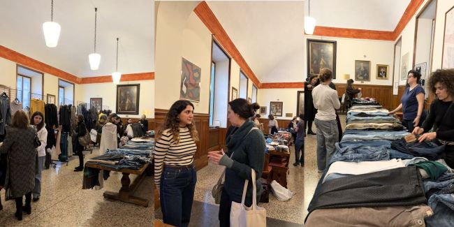 Collage con alcuni momenti dello Swap Party