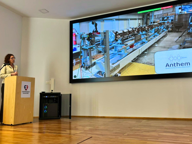 Silva Bortolussi durante il Workshop on Innovation in Nuclear Medicine and Nanomedicine (INMN) 2026