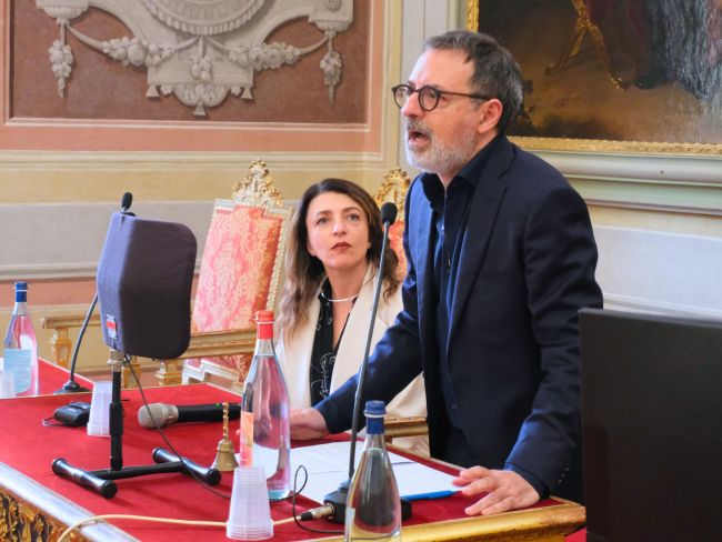 Prorector Cesare Zizza brings institutional greetings