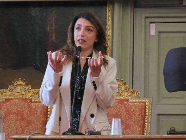 Councilor Alessandra Fuccillo of the Municipality of Pavia