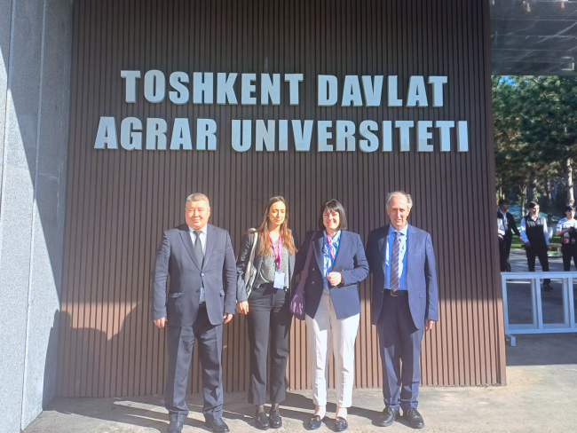 UniPv delegation at TSAU University.