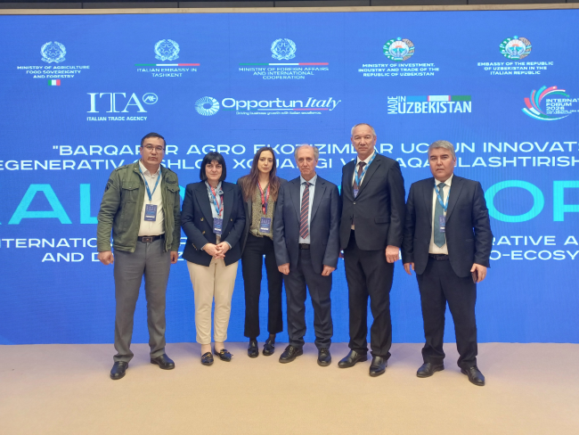 UniPv delegation meets the Scientific Research institute of Rice representatives.