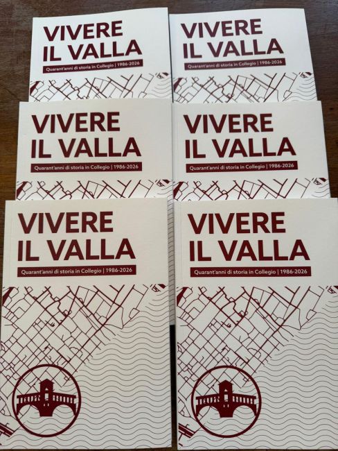 Copie del volume volume “Vivere il Valla - Quarant’anni di storia in Collegio 1986-2026”