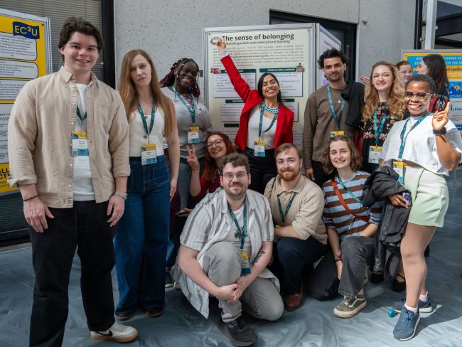 EC2U Forum: Poster Session - The groups involved in the Student Challenge presenting their work