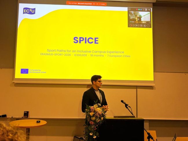 EC2U Forum: PhD Roberto Soldi presenting the UniPv project SPICE