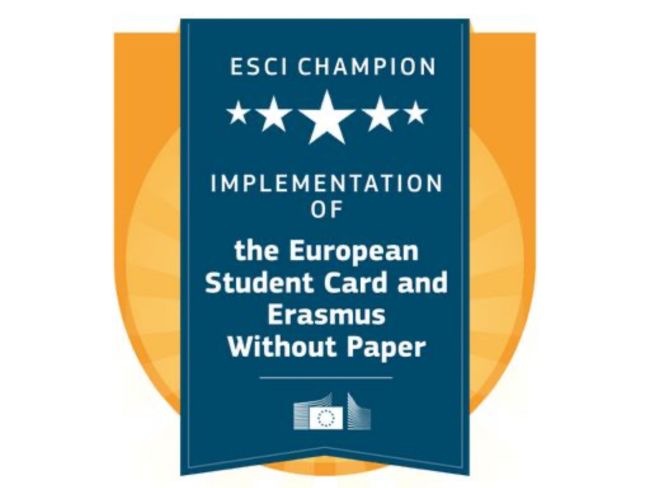 Attestato del riconoscimento di ESCI per UniPv
