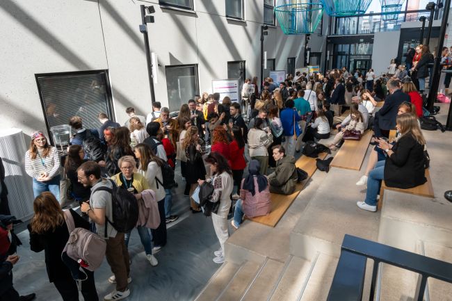 La poster session con i lavori realizzati dagli studenti