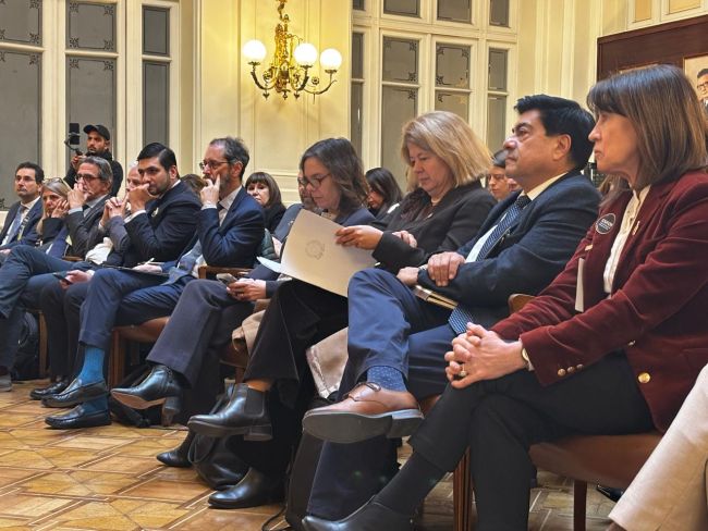 Seminario bilaterale Cile–Italia presso l'Universidad de Los Lagos, che sarà sede del CUIC (Foto di Alejandra Fuenzalida e Felipe Poga - Universidad de Chile)