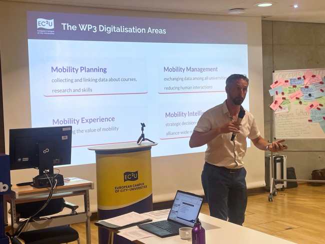The EC2U Staff Week in Jena - Luigi Santangelo's speech