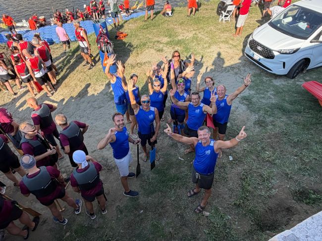 Festeggiamenti di fine gara