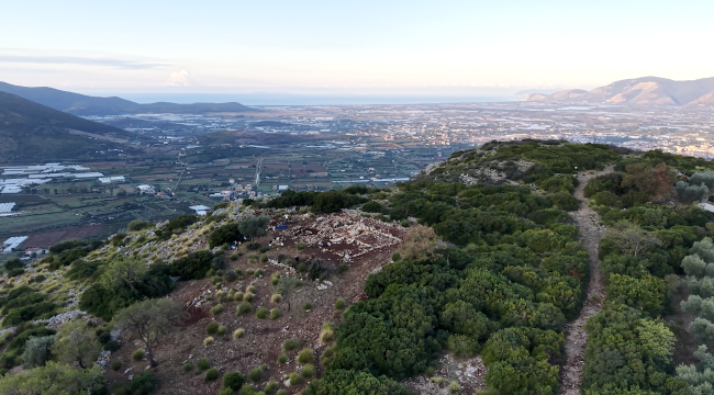 Territorio di Fondi (LT), in località Pianara.