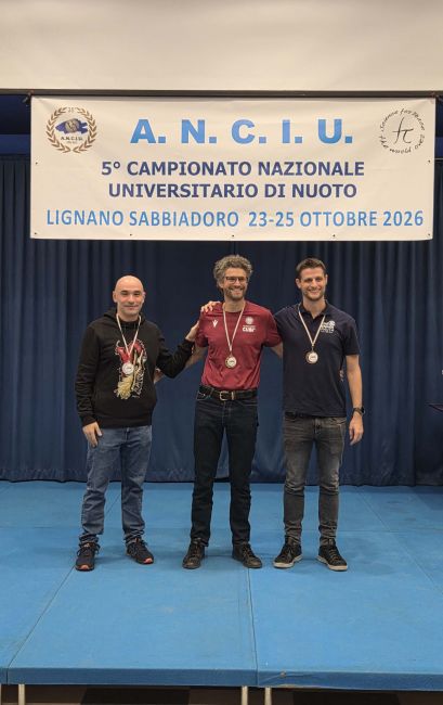 Premiazione assoluti uomini 50FA Giacomo Guarnieri