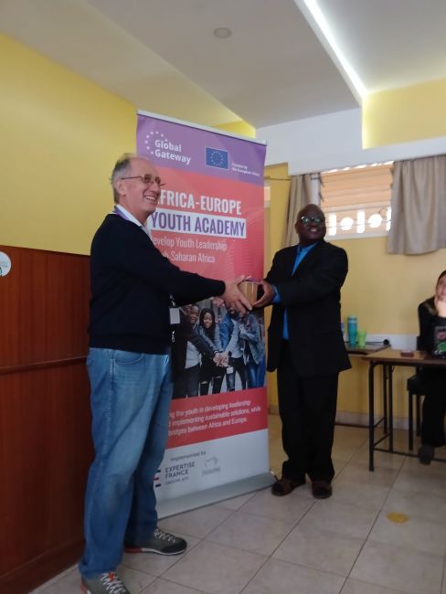 Prof. Graziano Rossi taking part in AEYA New Leaders Lab - Sokoine University of Agriculture